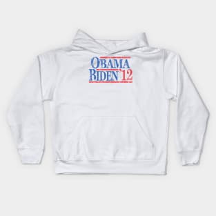 Vintage Obama Biden 12 Kids Hoodie